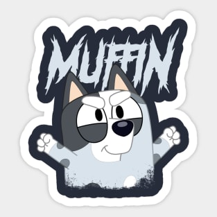 Muffin Bluey - Muffin Sticker